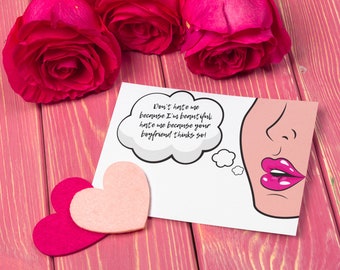 Snarky Friend Valentine Greeting, Galentine, Funny Valentine