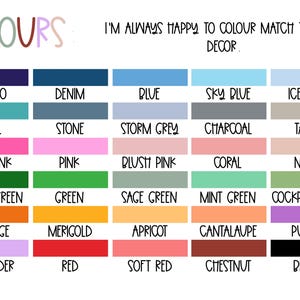 Puede incluir: Una tabla de 24 muestras de color con los nombres de cada color enumerados debajo. Los colores incluyen &iacute;ndigo, mezclilla, azul, azul cielo, azul hielo, verde azulado, piedra, gris tormenta, carb&oacute;n, topo, rosa intenso, rosa, rosa rubor, coral, nude, verde bosque, verde, verde salvia, verde menta, verde cabina, naranja, amarillo dorado, albaricoque, mel&oacute;n, morado, lavanda, rojo, rojo suave, casta&ntilde;o y negro.