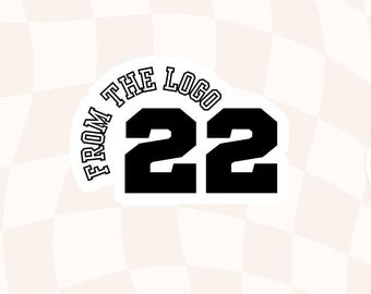 From the Logo Vinyl Waterproof Sticker Women's Basketball Laptop Decal Female College Athlete Caitlin Clark Indiana Fever Women in Sports