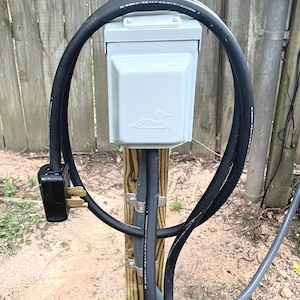 Cable para generador de 50 amperios y 4 programas, 15 pies, n.° 6