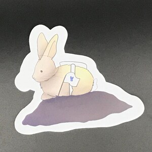 Astronaut Hase, Astronaut, Hase, Tier, Papieraufkleber, Scrapbooking, Journaling, Schule, ca 10x7,5cm