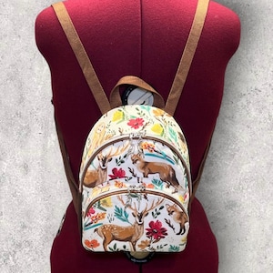 Boho Backpack Woman Brown - Etsy display picture 2