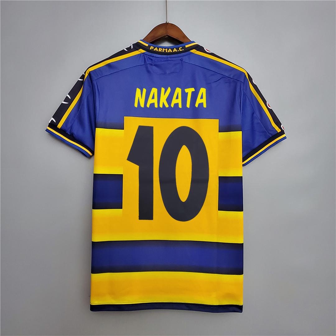 パルマ2001/02中田ホーム　サッカーユニフォームParma NAKATA Hidetoshi Nakata. That Parma era. Champion's iconic '01-02 Home