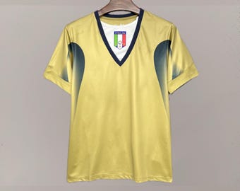 Italy 2006 Goalkeeper Jersey - Buffon Gold/Yellow | Retro World Cup Shirt | Football Memorabilia