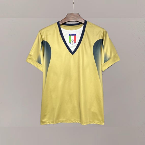 Buffon Jersey Italy 2006 Italy World Cup 2006 Shirt Italy 2006 Buffon Goalkeeper Jersey Gold World  Cup Winner Retro Shirt S-XXL