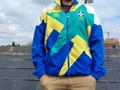 Vintage 1994 Brazil World Cup Windbreaker Jacket - Retro Brasil Football Training Tracksuit Rare 90s Soccer Gift for Him Her & Fans product logo
