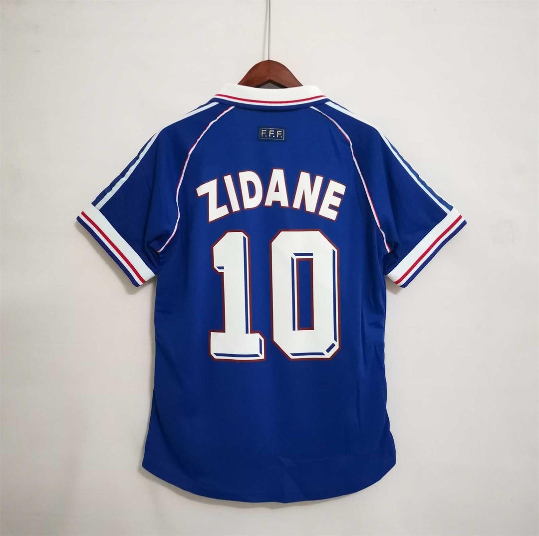Buy France 1998 Home Jersey Retro Classic World Cup Champions Shirt