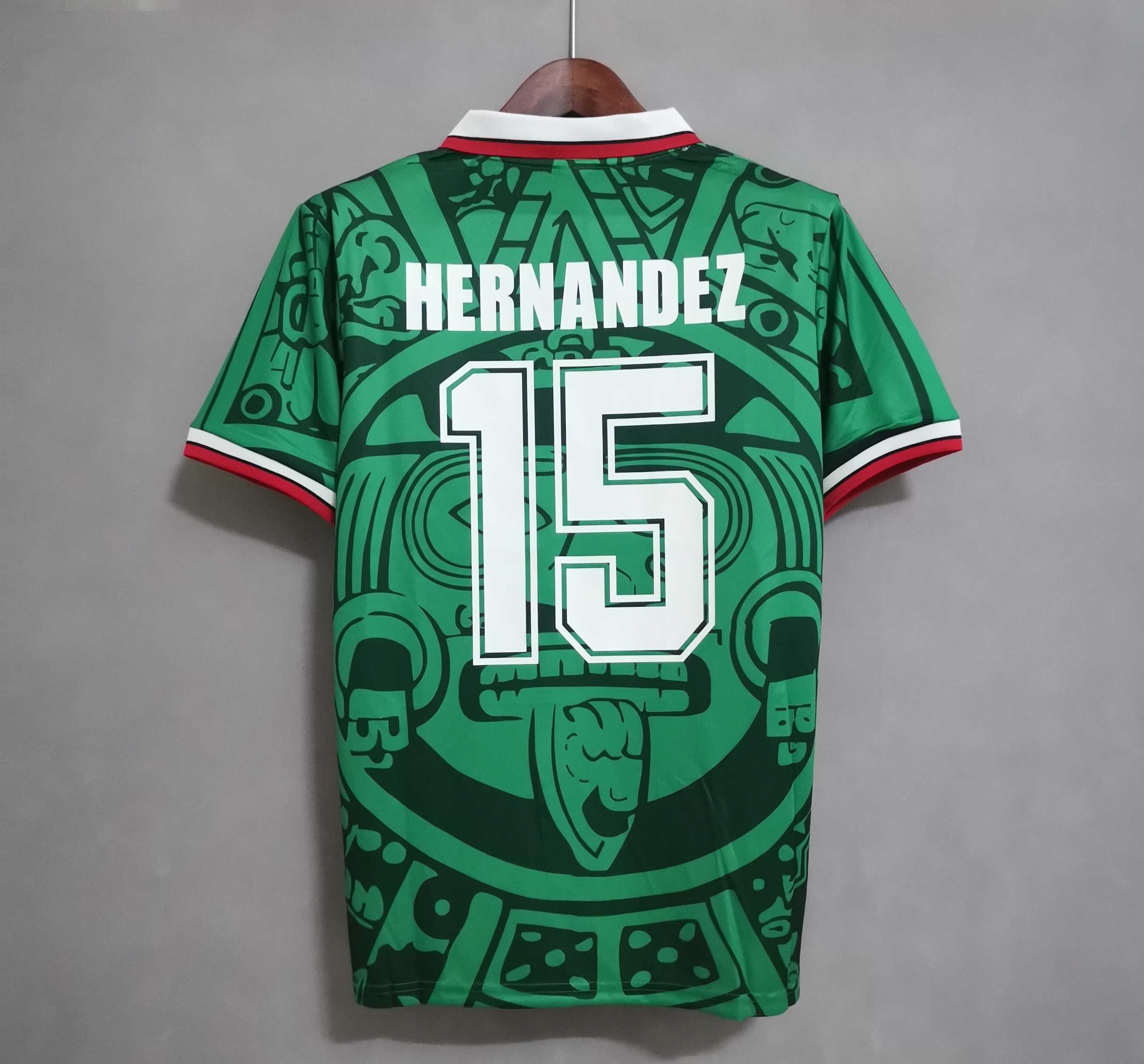 Selección Mexicana Mexico World Cup 1998 Jersey Retro Mexico Kids