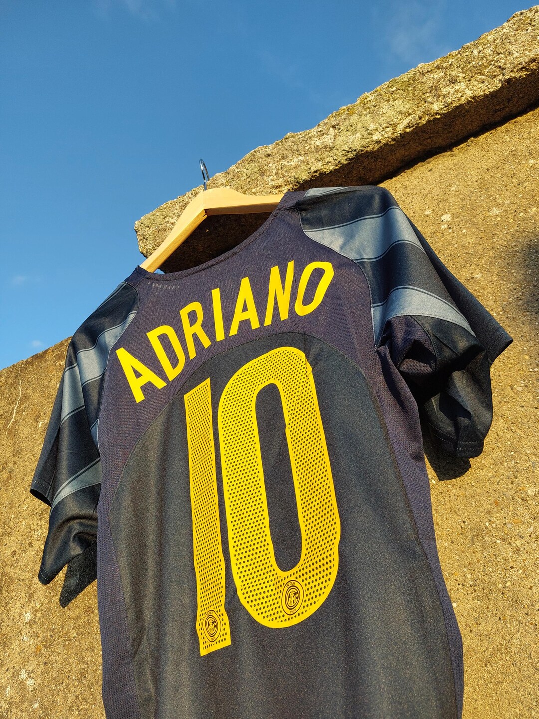 Maillot Extérieur Inter Milan 2004/05 - Adriano #10 - Neuf Avec étiquettes (Nike, XL)