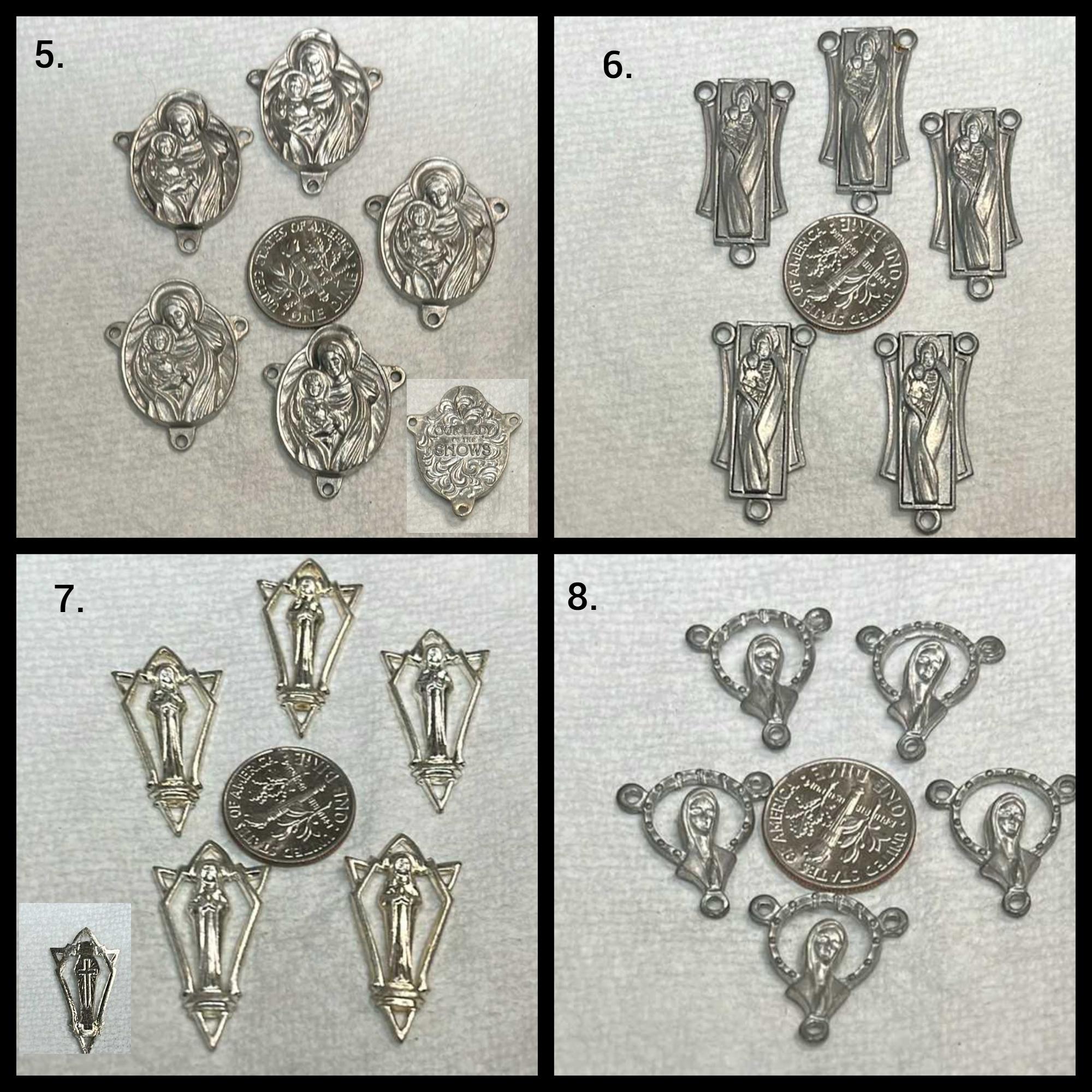 Rosary Parts – Metal Crosses & Centerpieces for Handmade Rosaries - Etsy