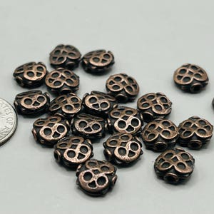 20-8mm Vintage Tierracast Antiqued Copper Beads