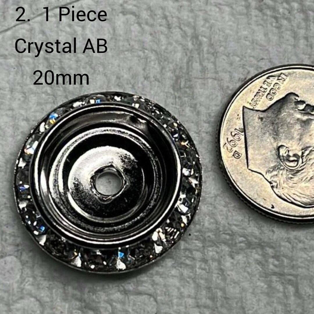 Vintage Swarovski 177420 – Rondelle Button – 20mm – Pre-2012 Leaded ...