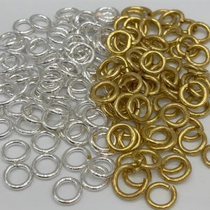Sterling Silver, 14k Gold Fill Jump Rings – Spring & Split Ring Set