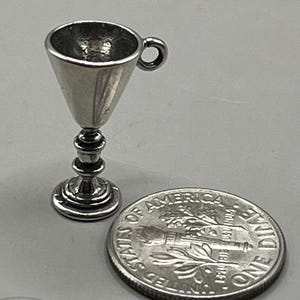 Sterling Silver Chalice Charm