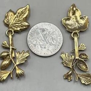 Vintage Vermeil Sterling Silver Clasps – Handmade in India, Ornate Artisan Connectors for Jewelry Making image 7