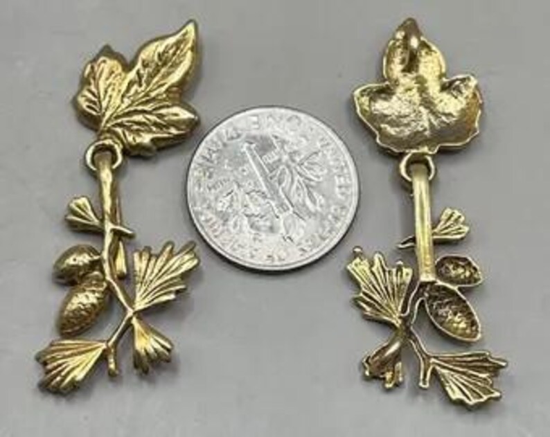 Vintage Vermeil Sterling Silver Clasps – Handmade in India, Ornate Artisan Connectors for Jewelry Making image 7