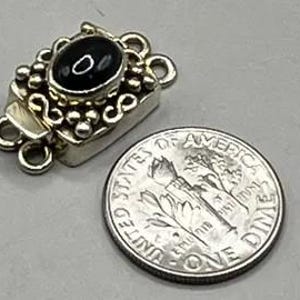 Vintage Vermeil Sterling Silver Clasps – Handmade in India, Ornate Artisan Connectors for Jewelry Making image 8