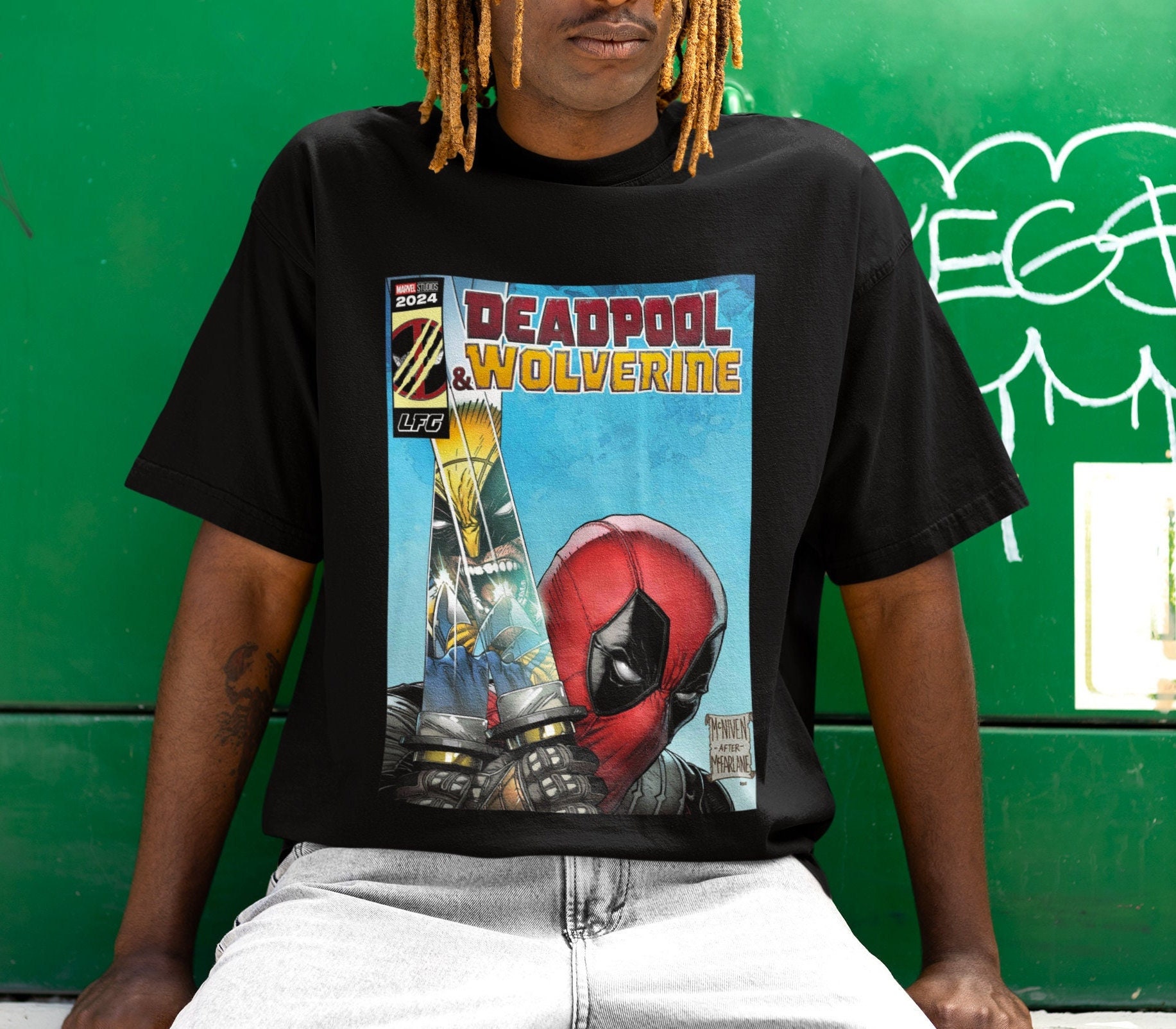 デッドプール＆ウルヴァリンTシャツ Amazon.co.jp: [スモール・プラネット] マーベル デッドプール