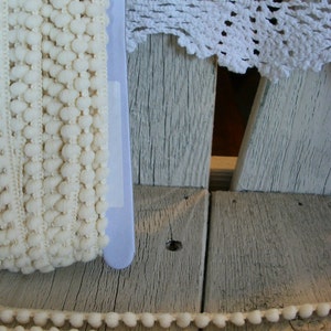 BABY BALL Fringe-IVORY- 10mm 1/4 inch- 3 Yards