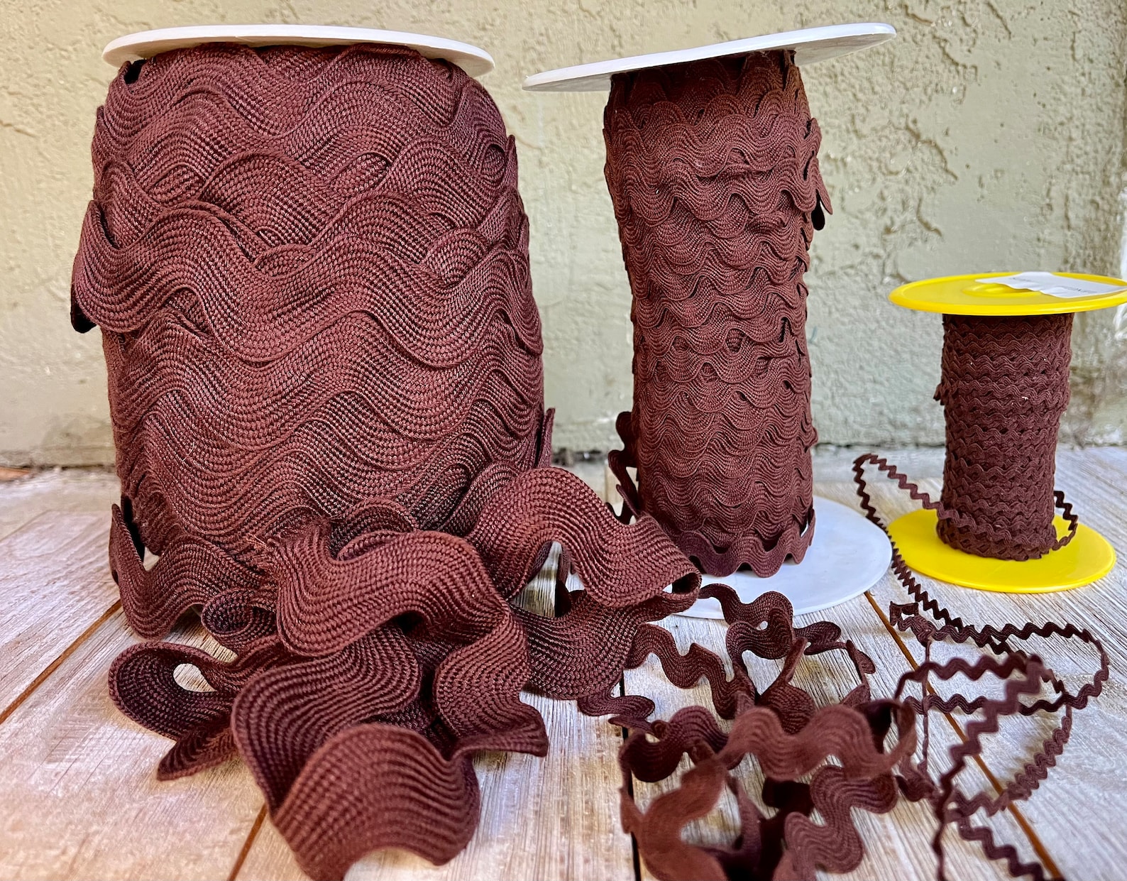 Ric Rac Baskets BROWN RIC RAC--3 Different Sizes--2 Yards - Etsy