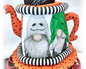 Halloween Gnome Tea Set