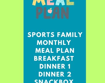 Easy Prep, 4-week Clean Eating Meal Plan, Simple Meals and Snacks ...