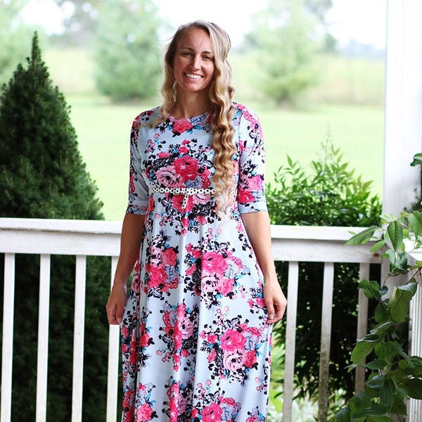 Modest Dress Pattern - Etsy