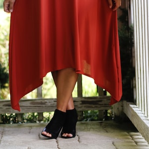 LALA LillyAnnaLadies Sharkbite Dress PDF Sewing Pattern Digital Modest image 3