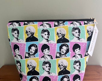 Golden Girls Makeup Bag, Bags and Purses, Makeup Pouch, Gift for Her, Wife Gift, Toiletry Bag, Gift Under 40