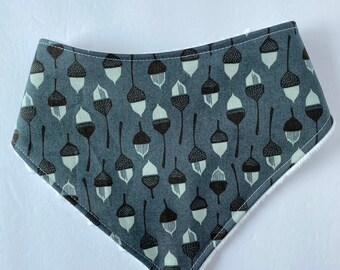 Acorn Bandana Bib - Oak, Drooling - Gift for Baby - Sarita Baby, Bibdana - Woodland - Gender Neutral