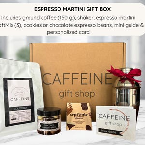 Coffret cadeau amateur de café martini expresso