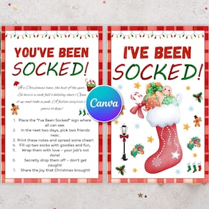 Gra świąteczna na imprezę biurową „Zostaliśmy uderzeni”, „Zostaliśmy uderzeni”, prezent na świąteczną wymianę pończoch, znak na świąteczną wymianę pończoch