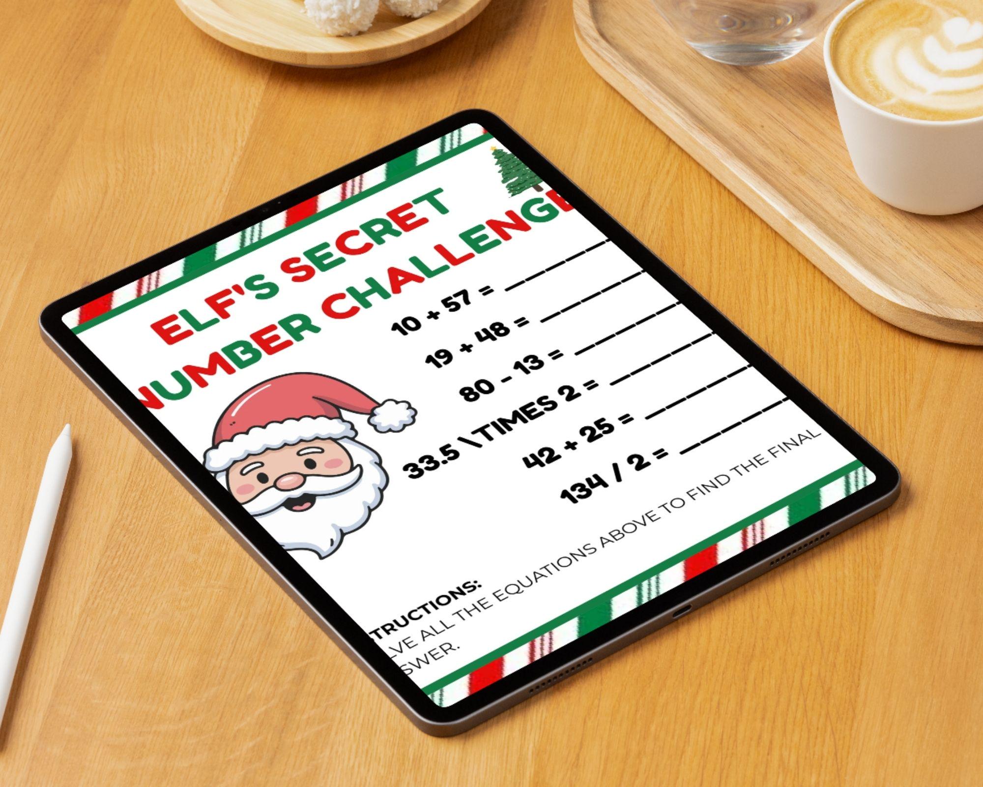 6-7 Elf Printable Prop, 67 Maths Educational, Trending Meme Christmas ...