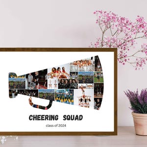 Cheerleader Photo Collage Canva Frame Template, Customizable Digital ...