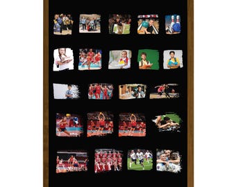 Bleach effect distressed Edge Canva Frames Bundle, Editable Template Background, Drag & Drop Photo, Photo Collage Sublimation Design Tumbler