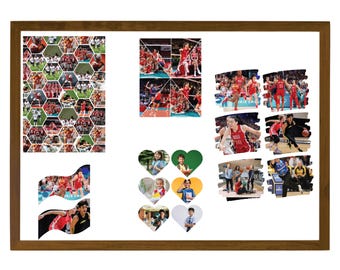 Canva bewerkbare bekerlijsten, herdenkingslijst beker, maak je eigen bekeromslag, familiefotocollage, bewerkbare canva lijst achtergrond