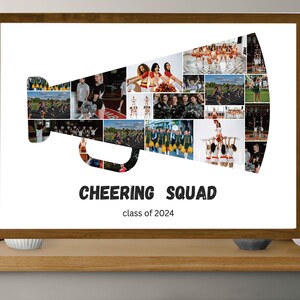 Cheerleader Photo Collage Canva Frame Template, Customizable Digital ...