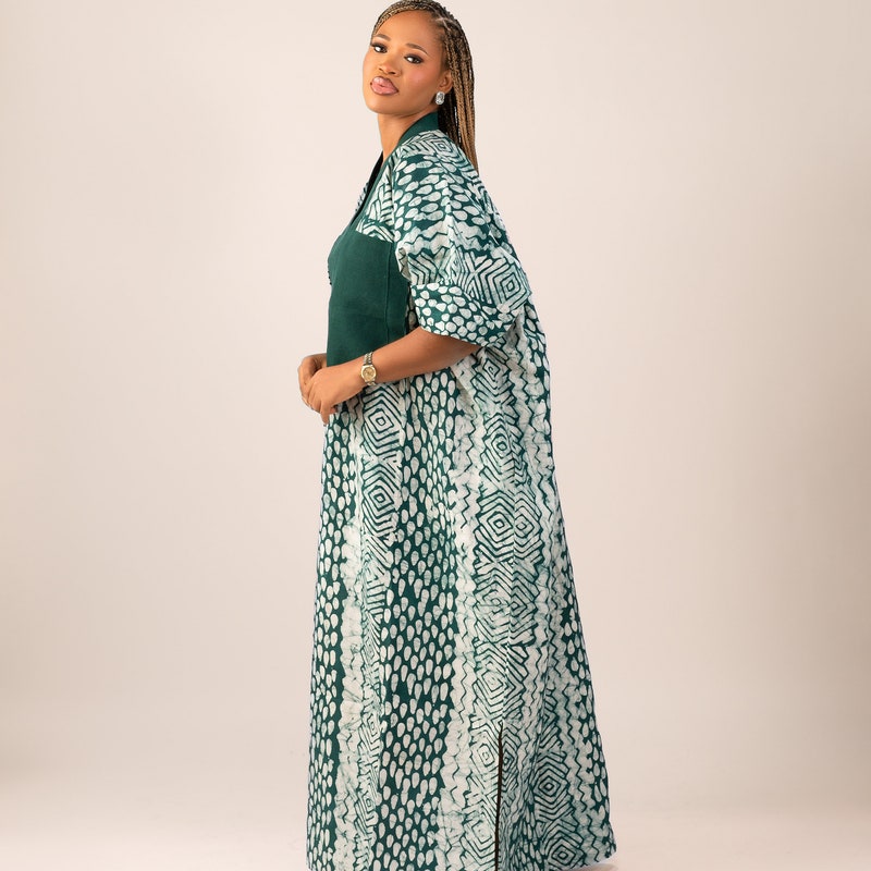 Lush Green Adire Buba