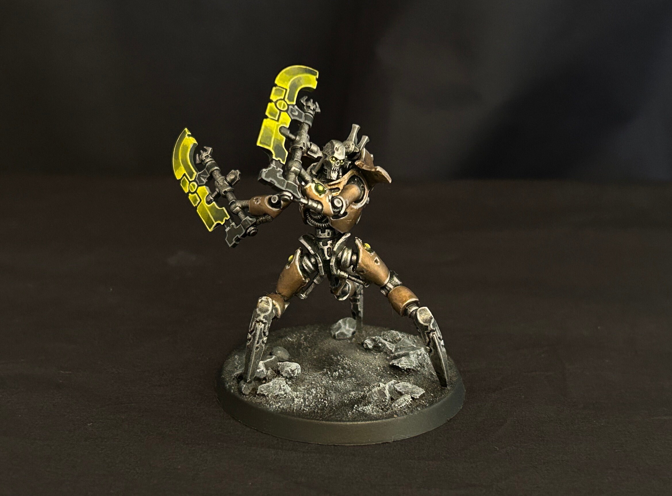 Warhammer 40k – Necrons Destroyers Skorpekh + Plasmacyte – Figurines Games Workshop Peintes à La Main