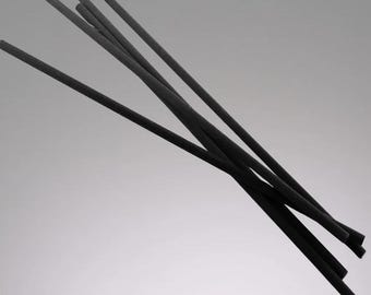 Black diffuser reeds for fragrance diffusers (5 Reeds)