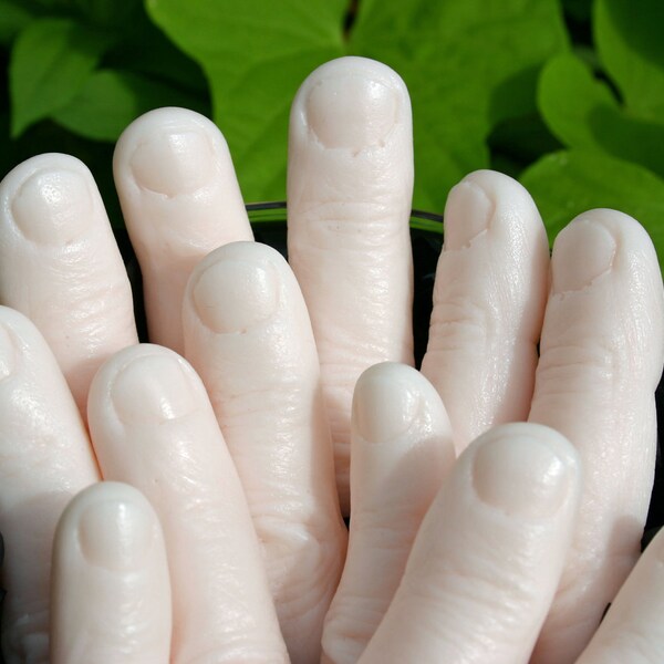 Halloween finger soap - bag o' shea butter fingers, for your own weirdly specialized purposes...