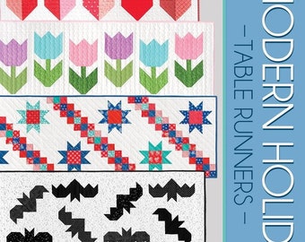 Modern Holiday Table Runners Pattern, PDF