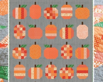 Pumpkins Quilt Pattern, PDF