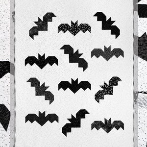 Bats Quilt Pattern, PDF