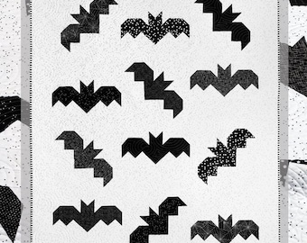 Bats Quilt Pattern, PDF