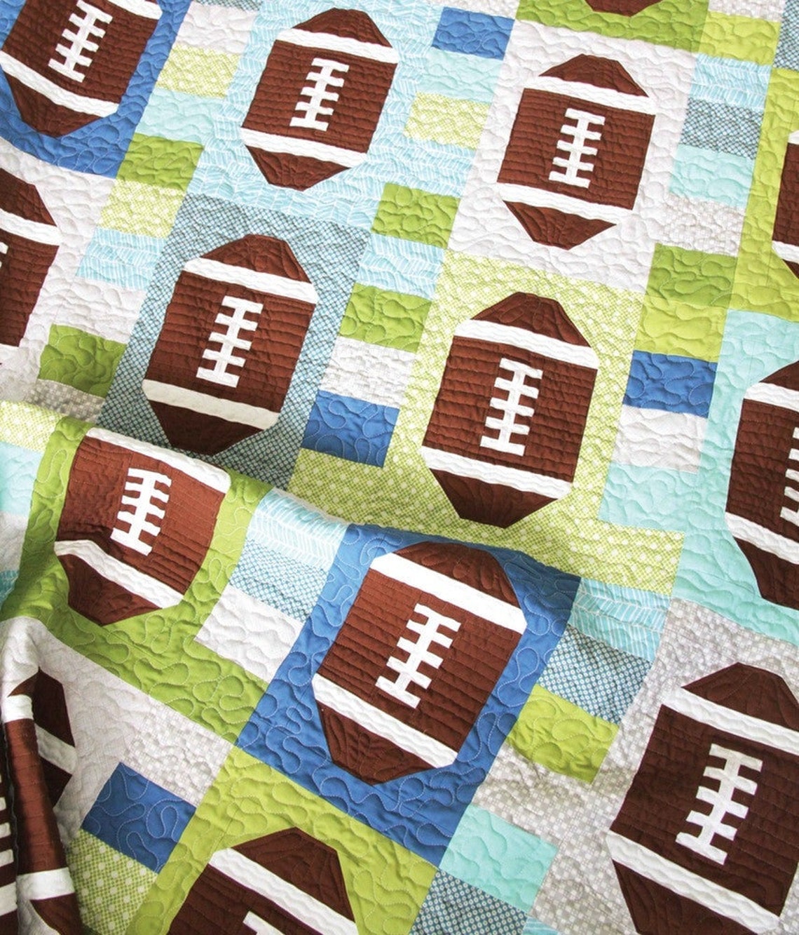 Touchdown Quilt Pattern PDF Etsy