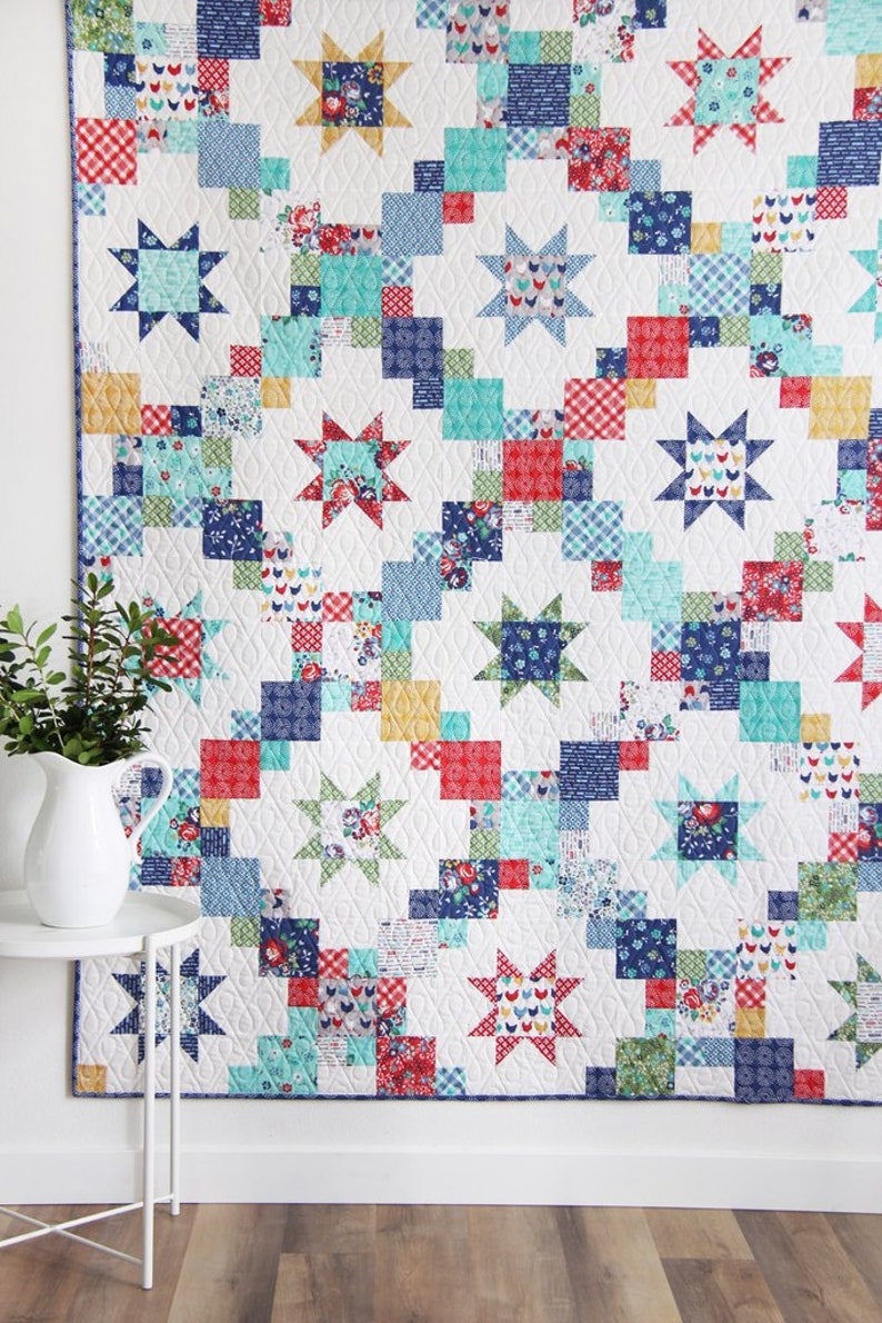 Brightly Quilt Pattern, PDF image 4