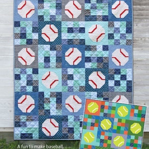 Batter Up Quilt Pattern, PDF