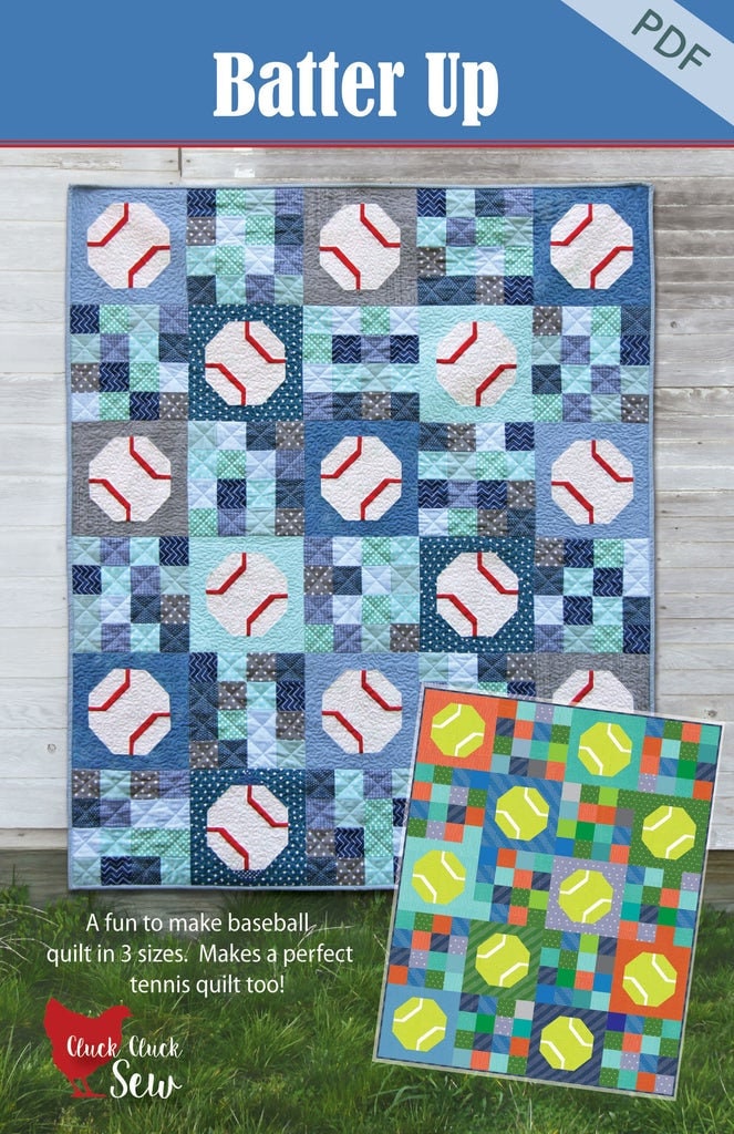 Batter up Quilt Pattern PDF Etsy