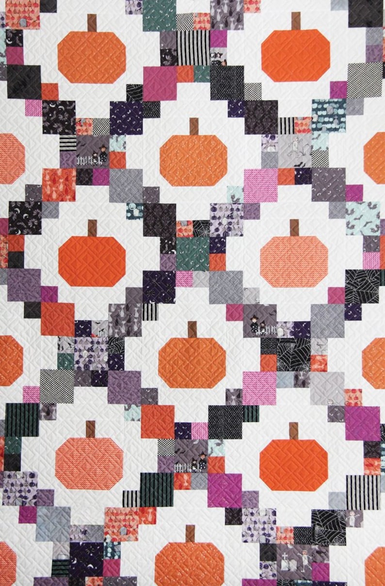 Pumpkin Patches Quilt Pattern, PDF - Etsy